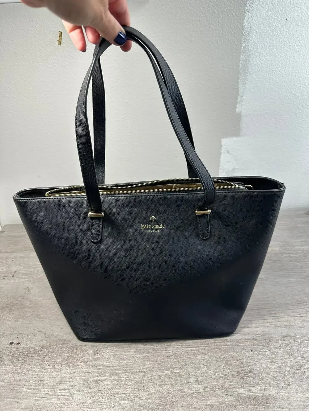 Kate Spade Tote Bag Black Medium Harmony Bag